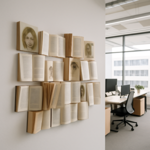 Meninė knygų instaliacija